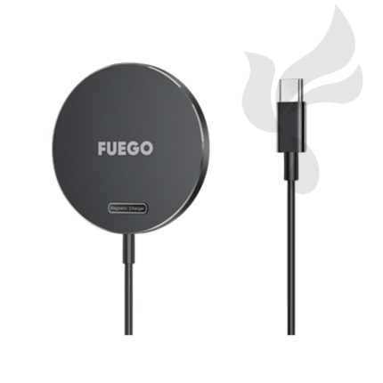 Wireless Charger FUEGO 15W (FG30) Black