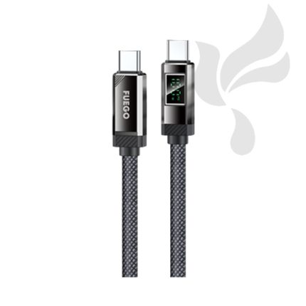Cable FUEGO (Type C to Type C) 1.2 m (FG2C) Black