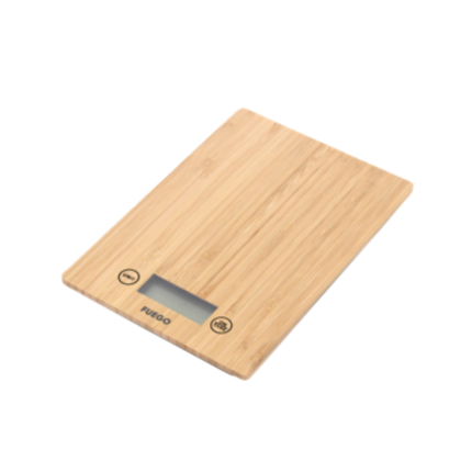 Kitchen scale with bamboo top KSFGGZH5000WDN